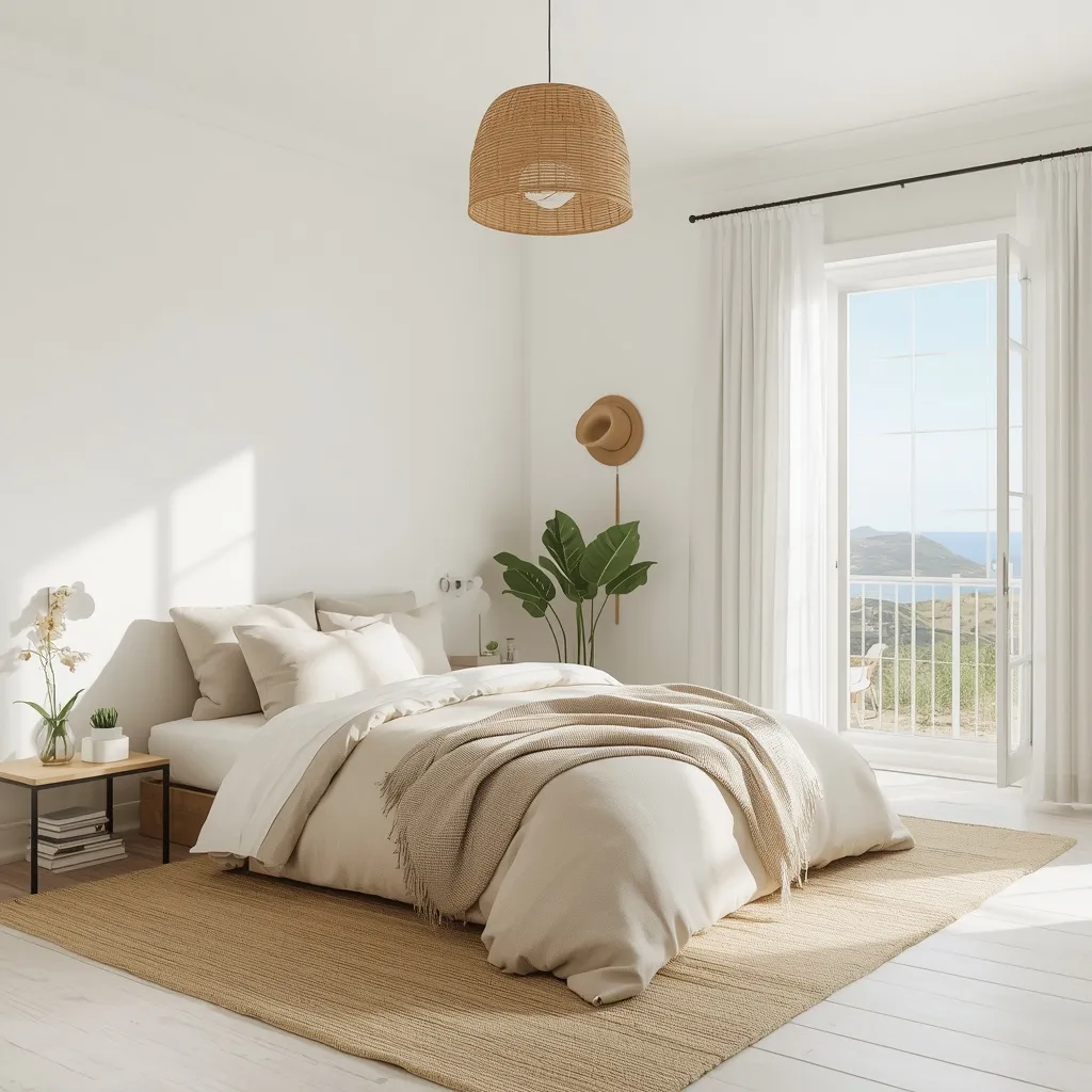 Coastal summer teen bedroom