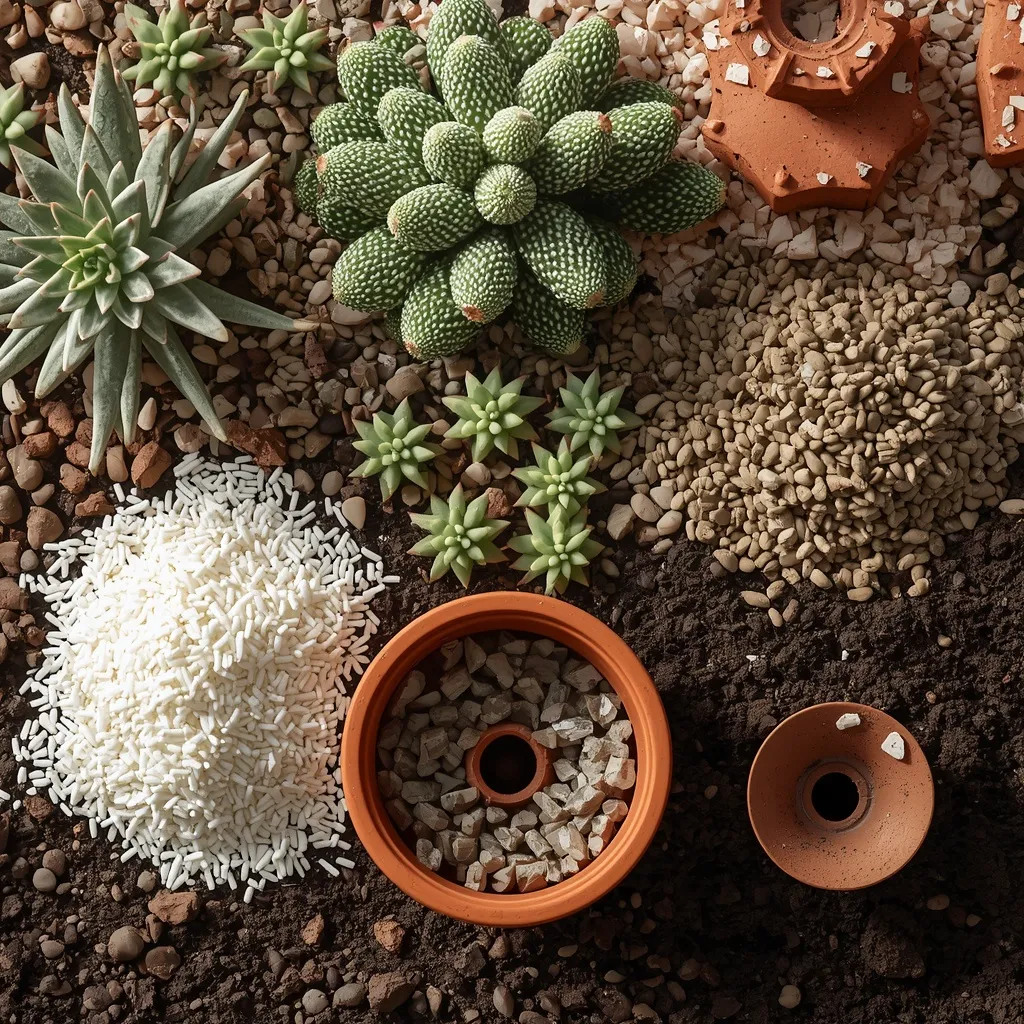 Gritty draining soil mix for jade