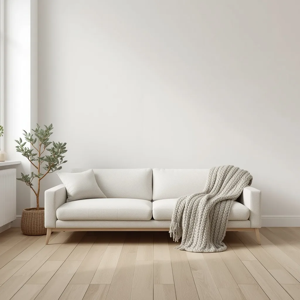 Scandinavian airy living room