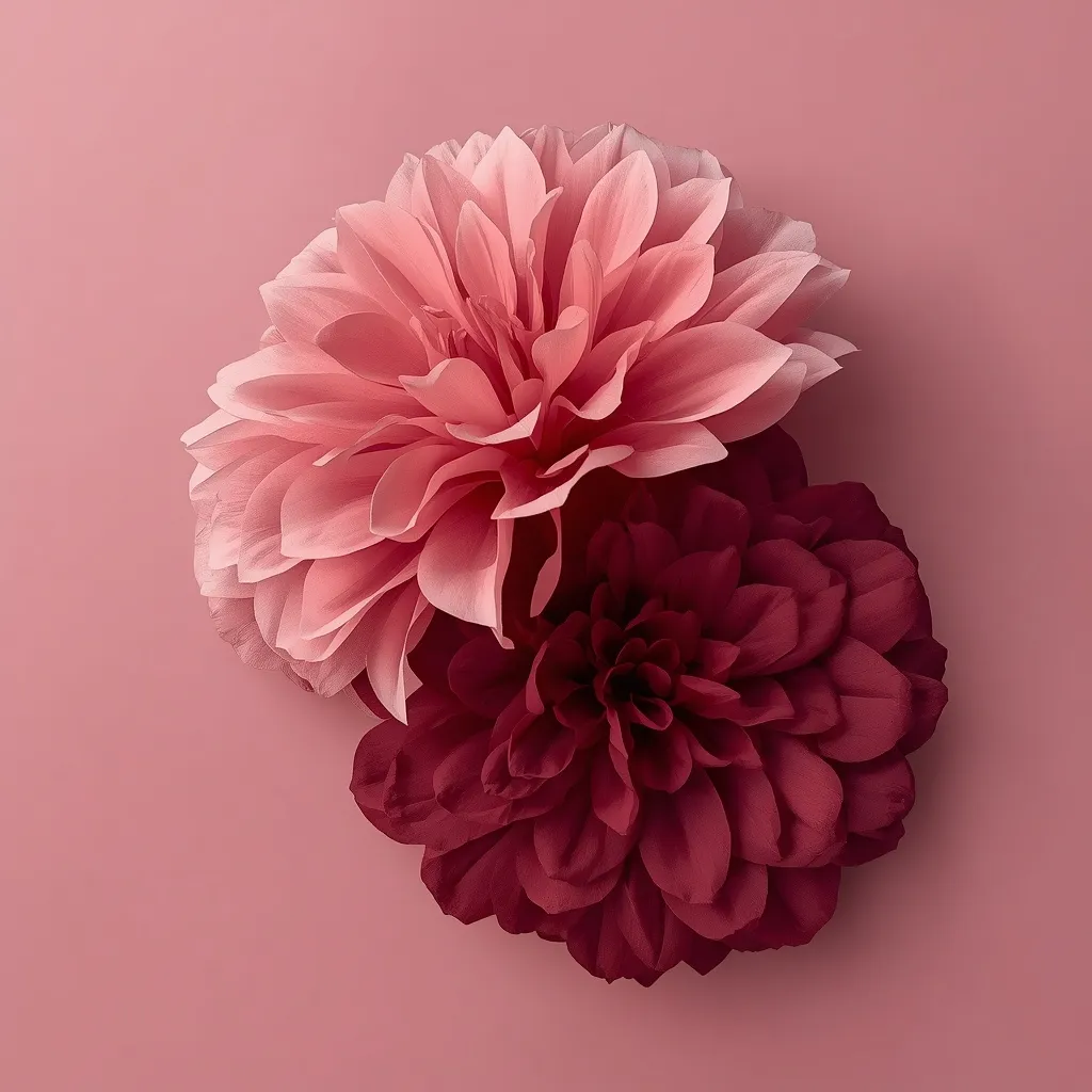 Tonal pink flower arrangement
