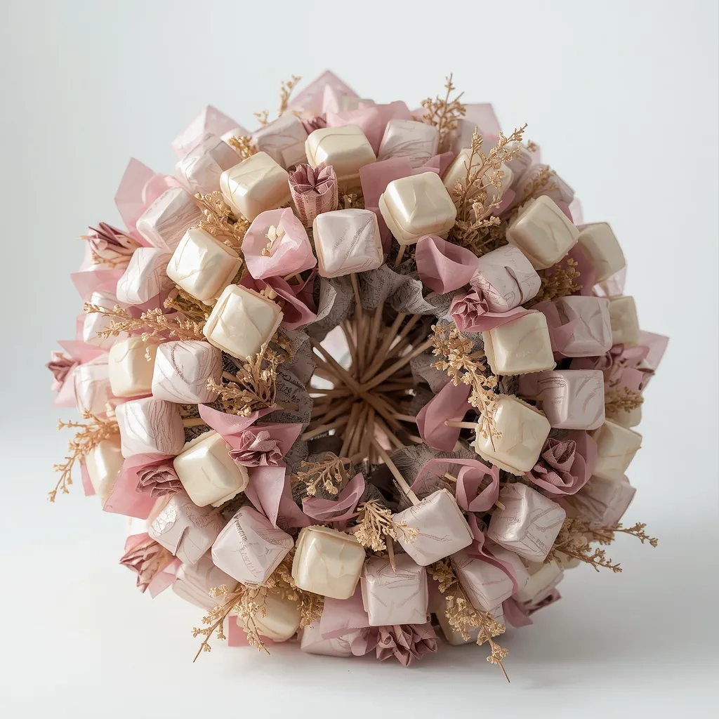 Keepsake gift bouquet on skewers