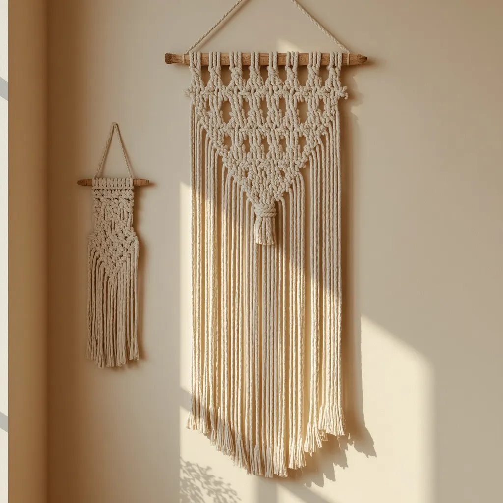DIY macrame wall hanging bedroom