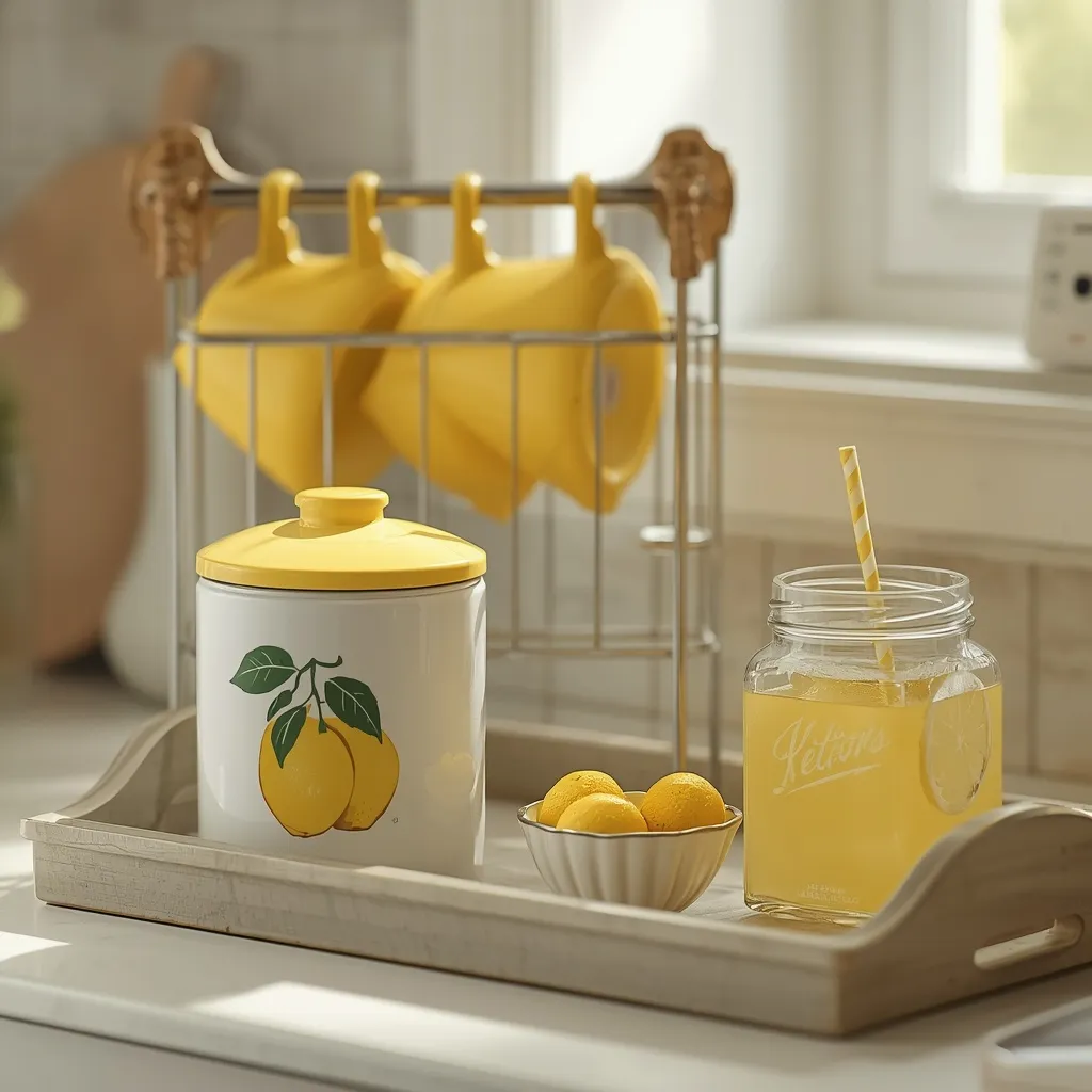 Lemon coffee tea bar kitchen