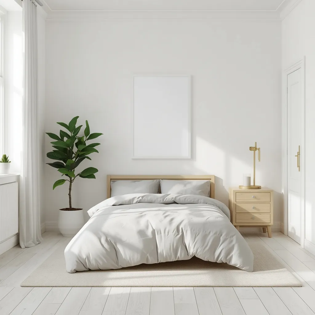 Simple Scandi teen bedroom