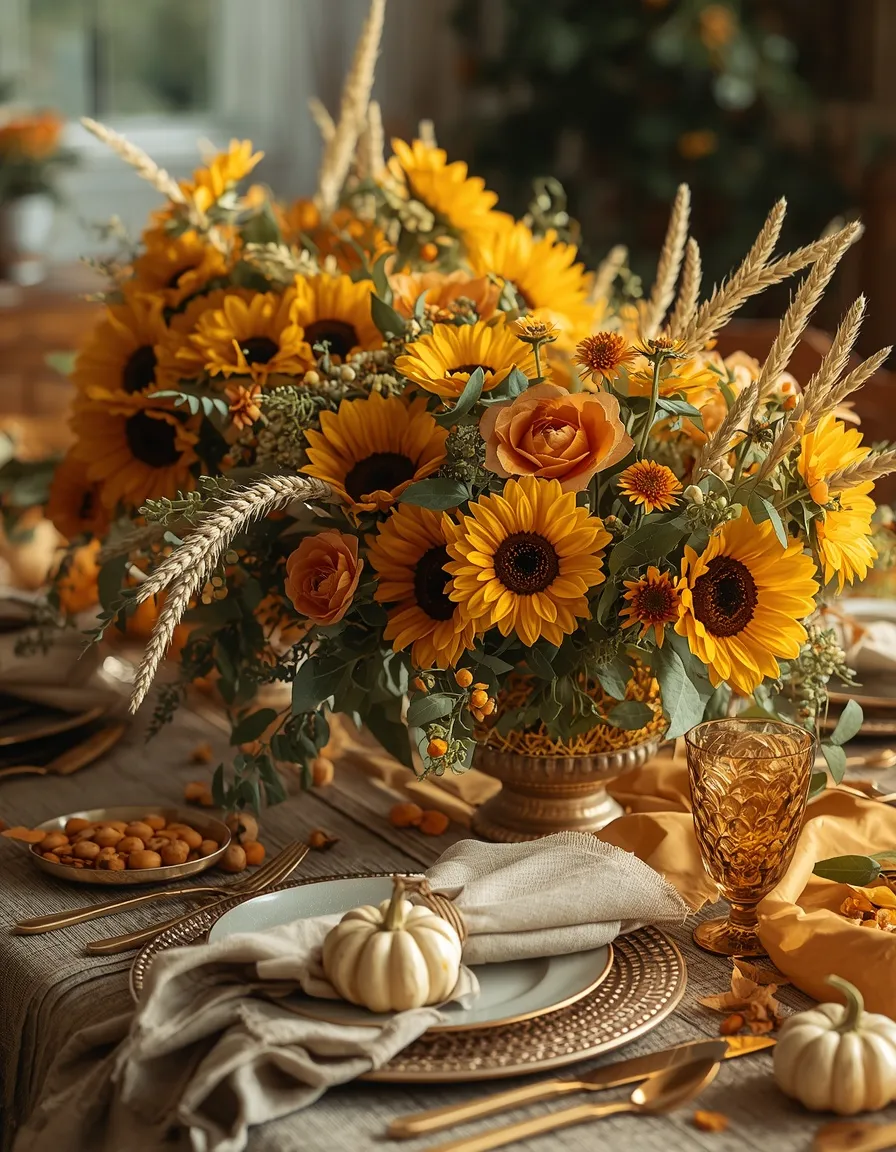 Summer to fall transition dining table