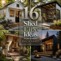 16 Shed Office Ideas for Every Backyard