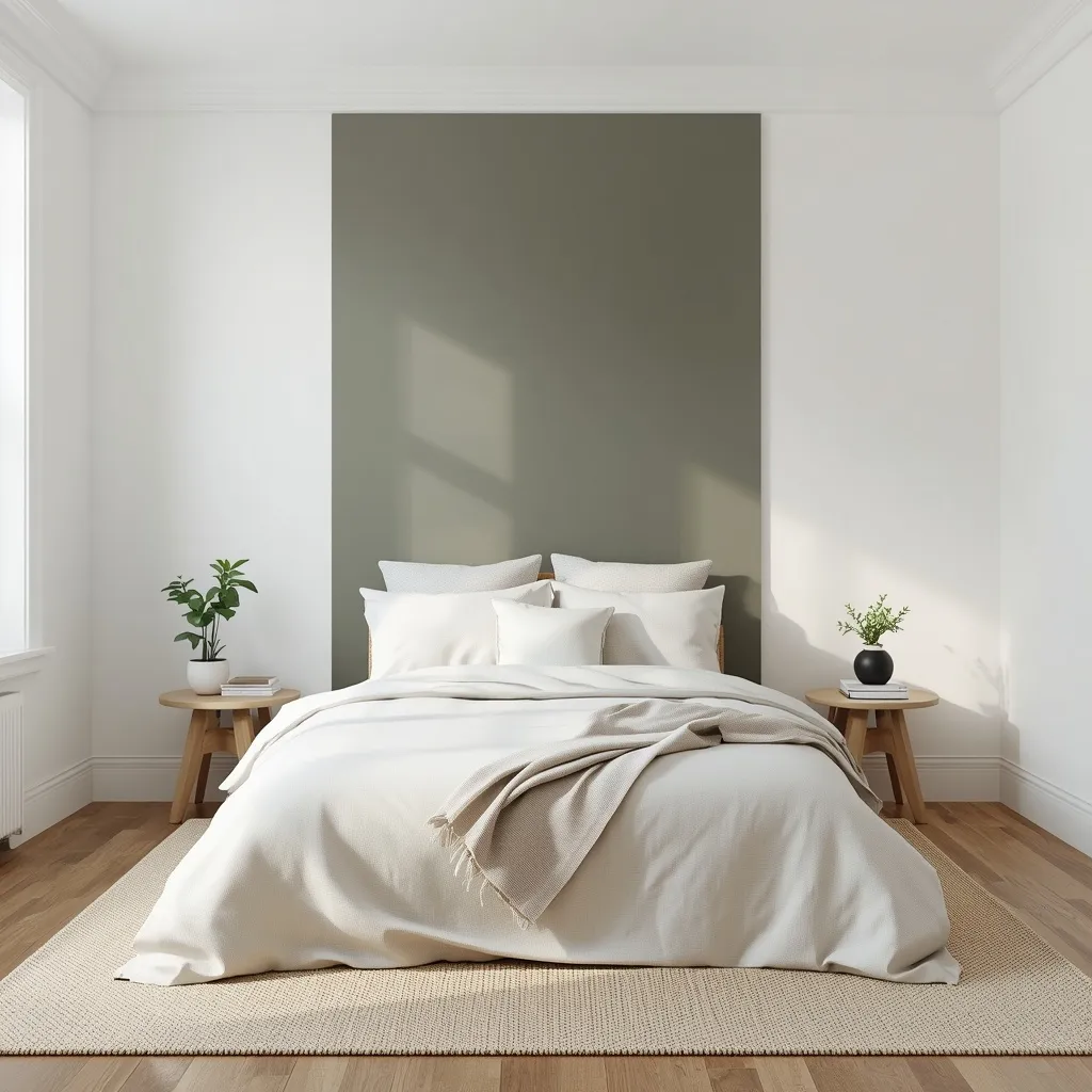 Accent wall bedroom makeover