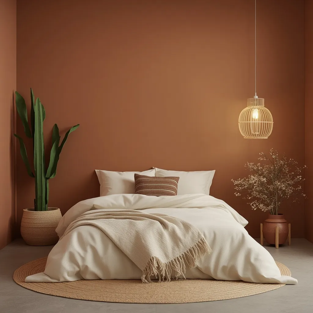 Terracotta desert teen bedroom