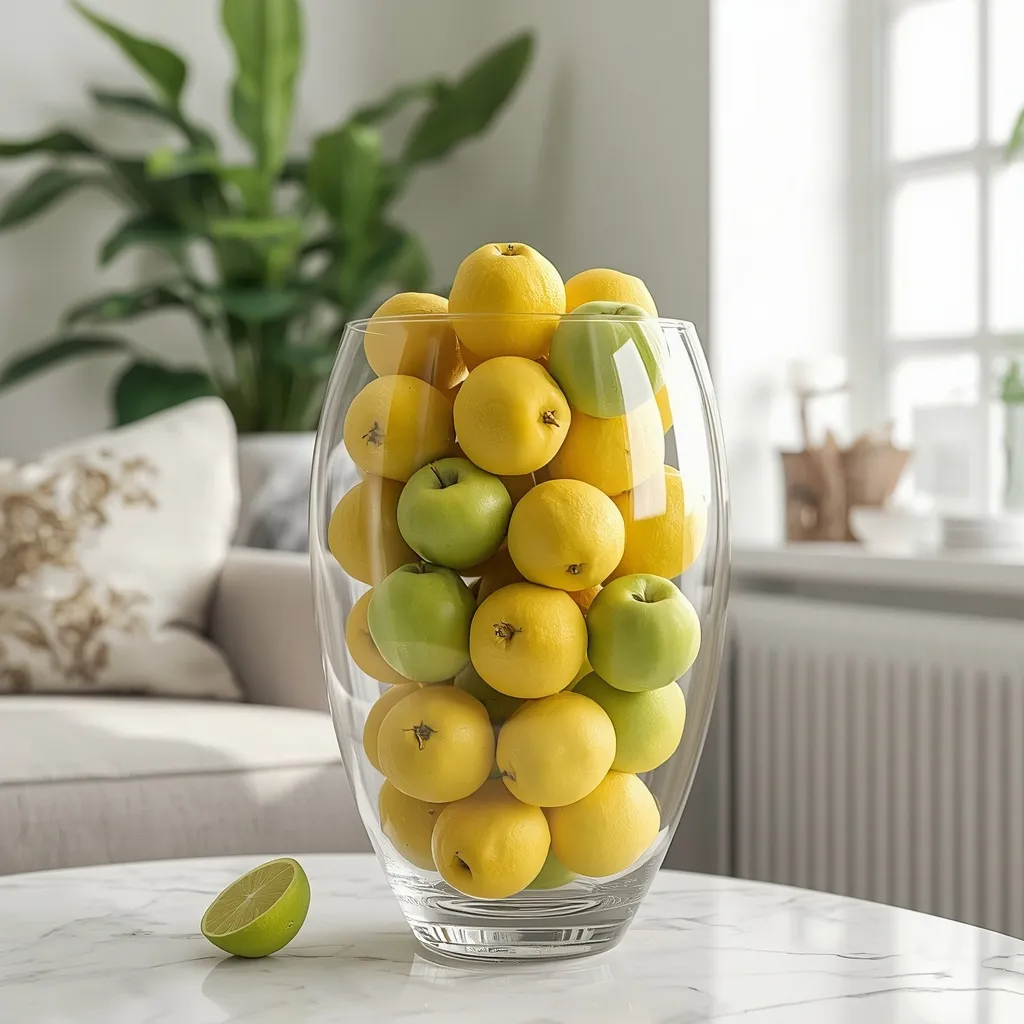Whole fruit vase filler