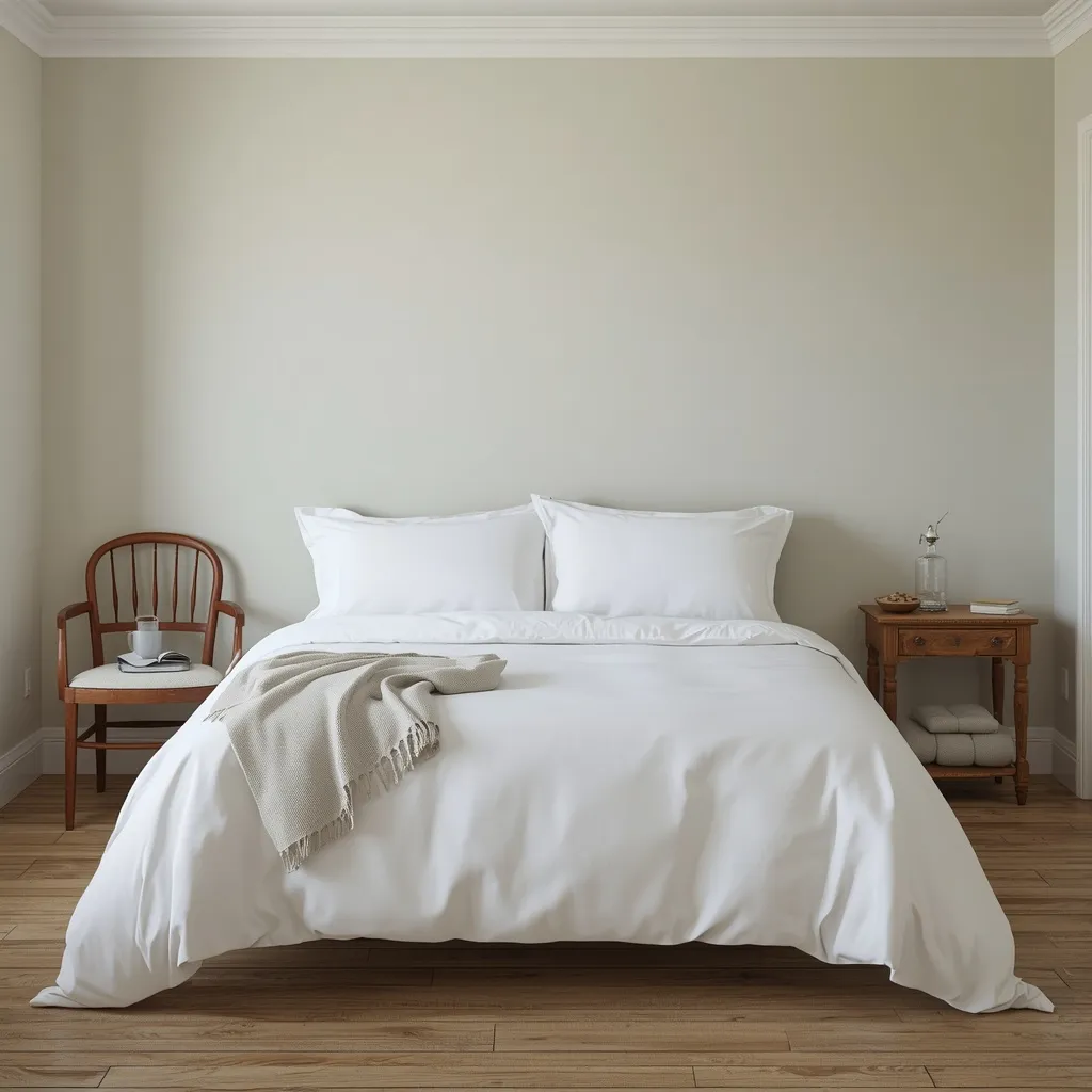 Farmhouse guest bedroom setup