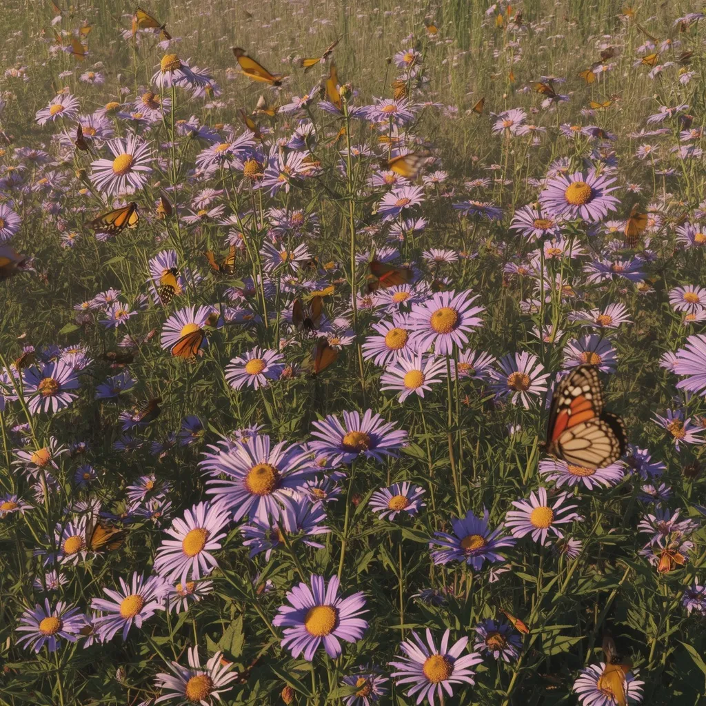 Pollinator friendly flower bed