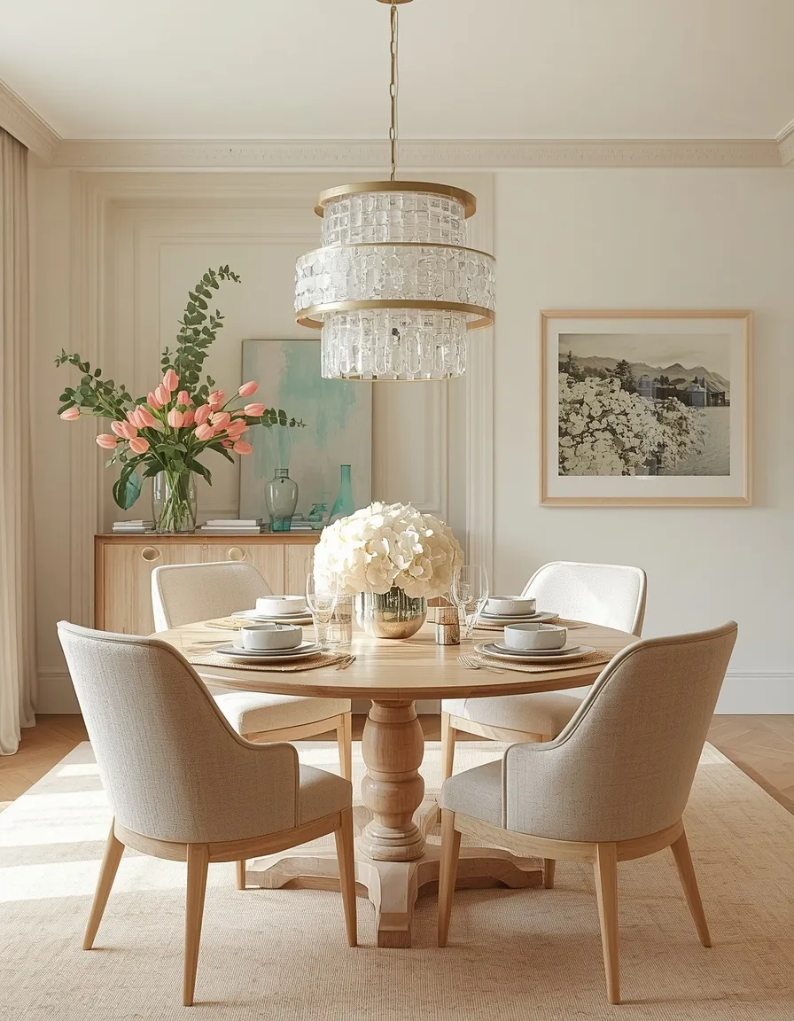 Spring to summer dining room decor