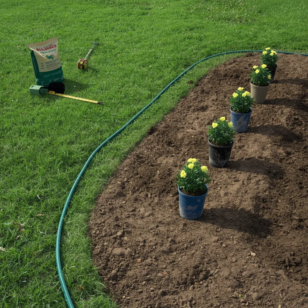 Planning a new flower bed layout