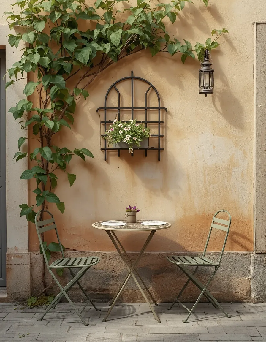Foldaway bistro backyard dining
