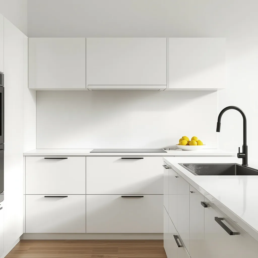 Modern lemon summer kitchen