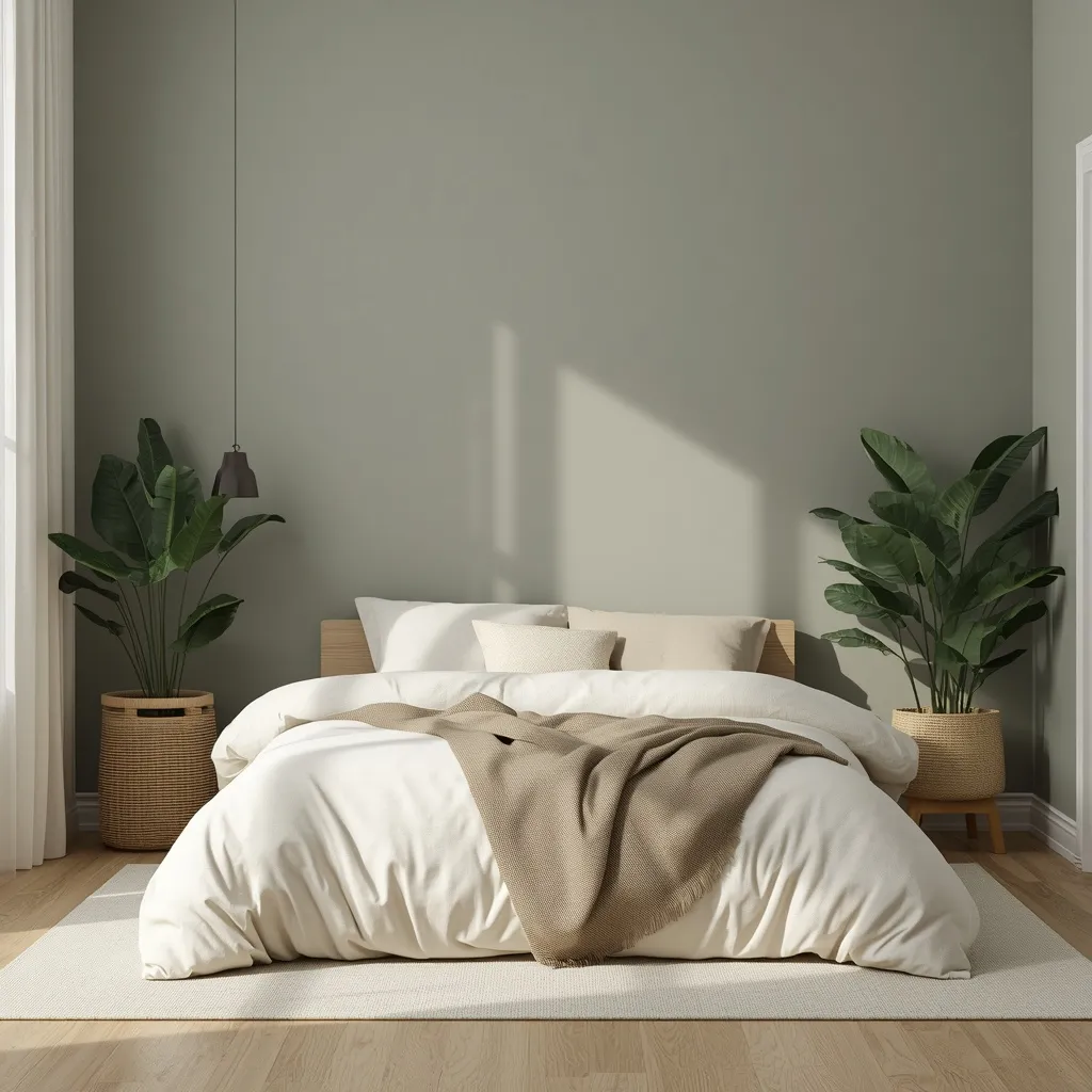 Sage green bedroom makeover