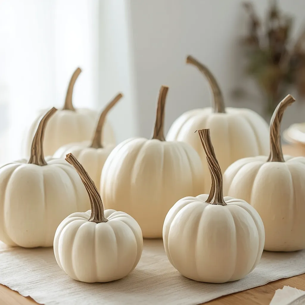 Painted dollar-store pumpkin makeover
