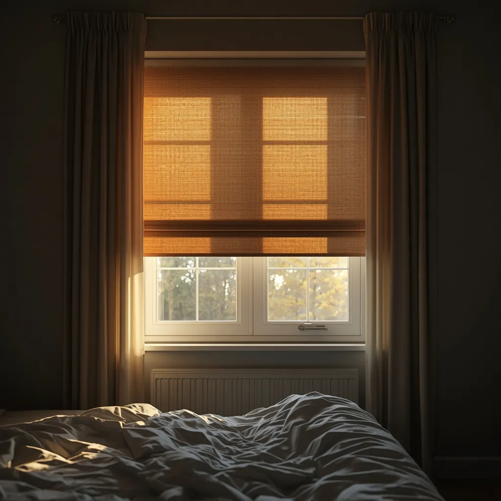 Daytime blackout blinds bedroom