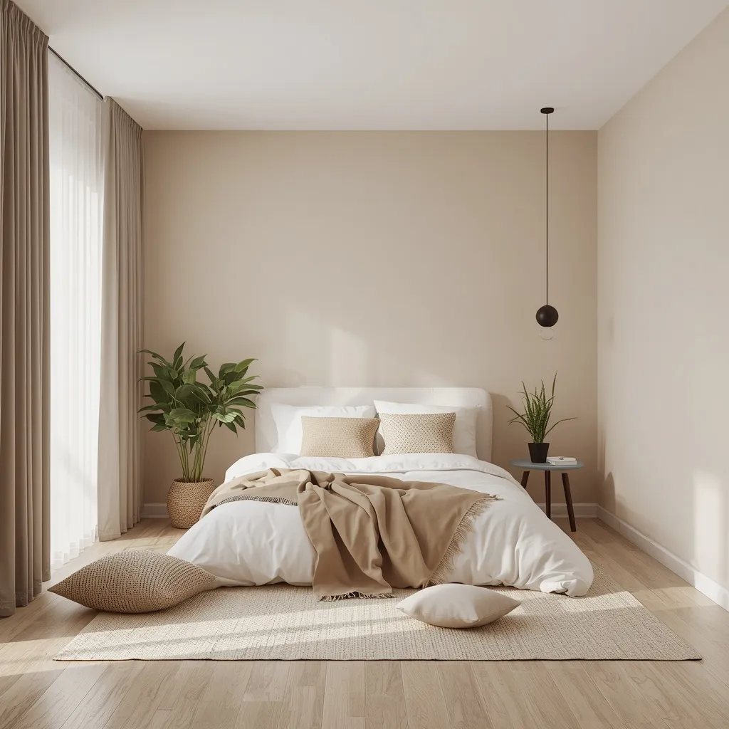 Renter friendly summer bedroom refresh