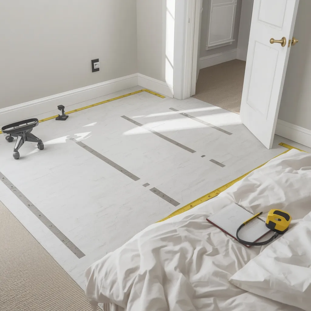 Measuring for a bedroom makeover