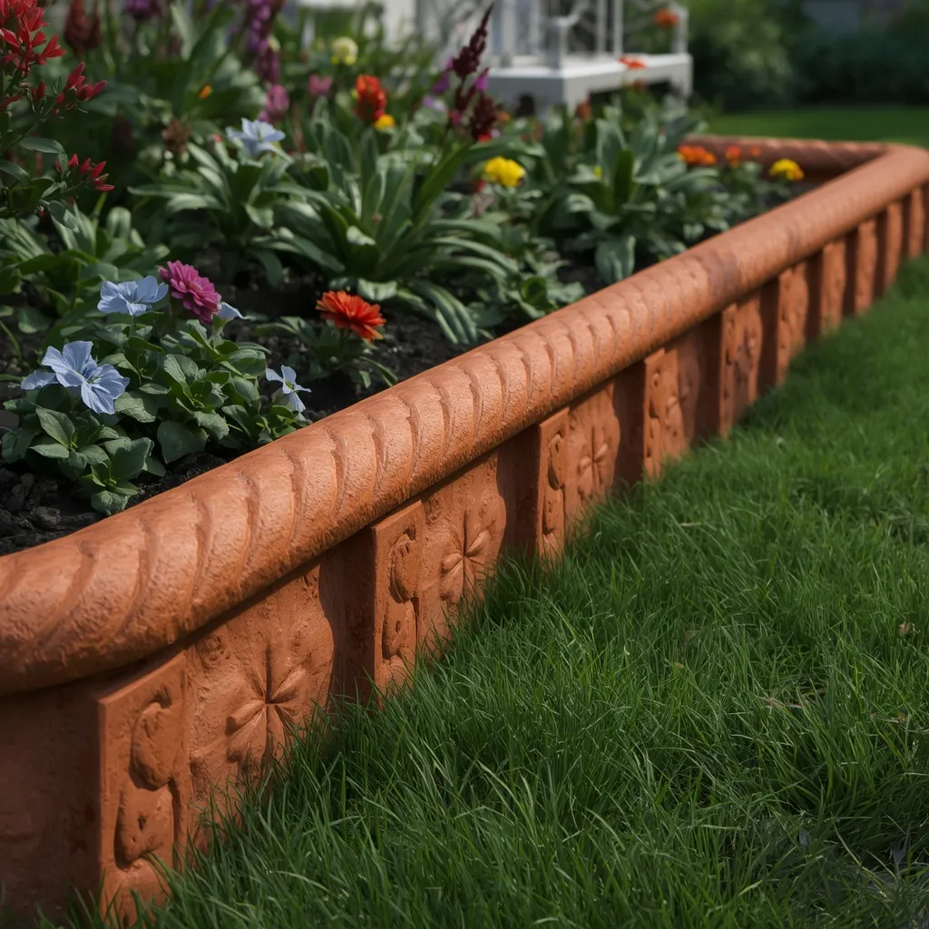 Rope top Victorian tile edging