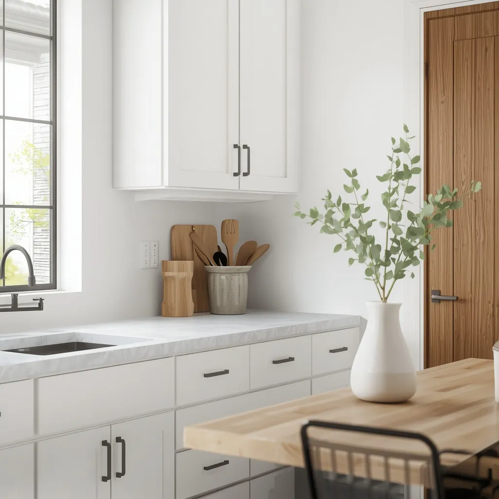 Modern farmhouse summer kitchen