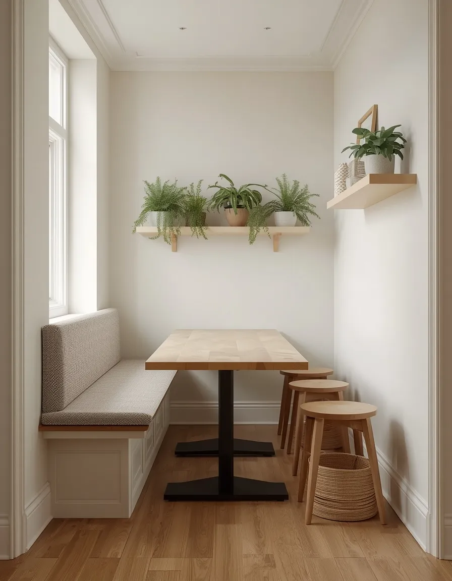Side-return narrow backyard diner
