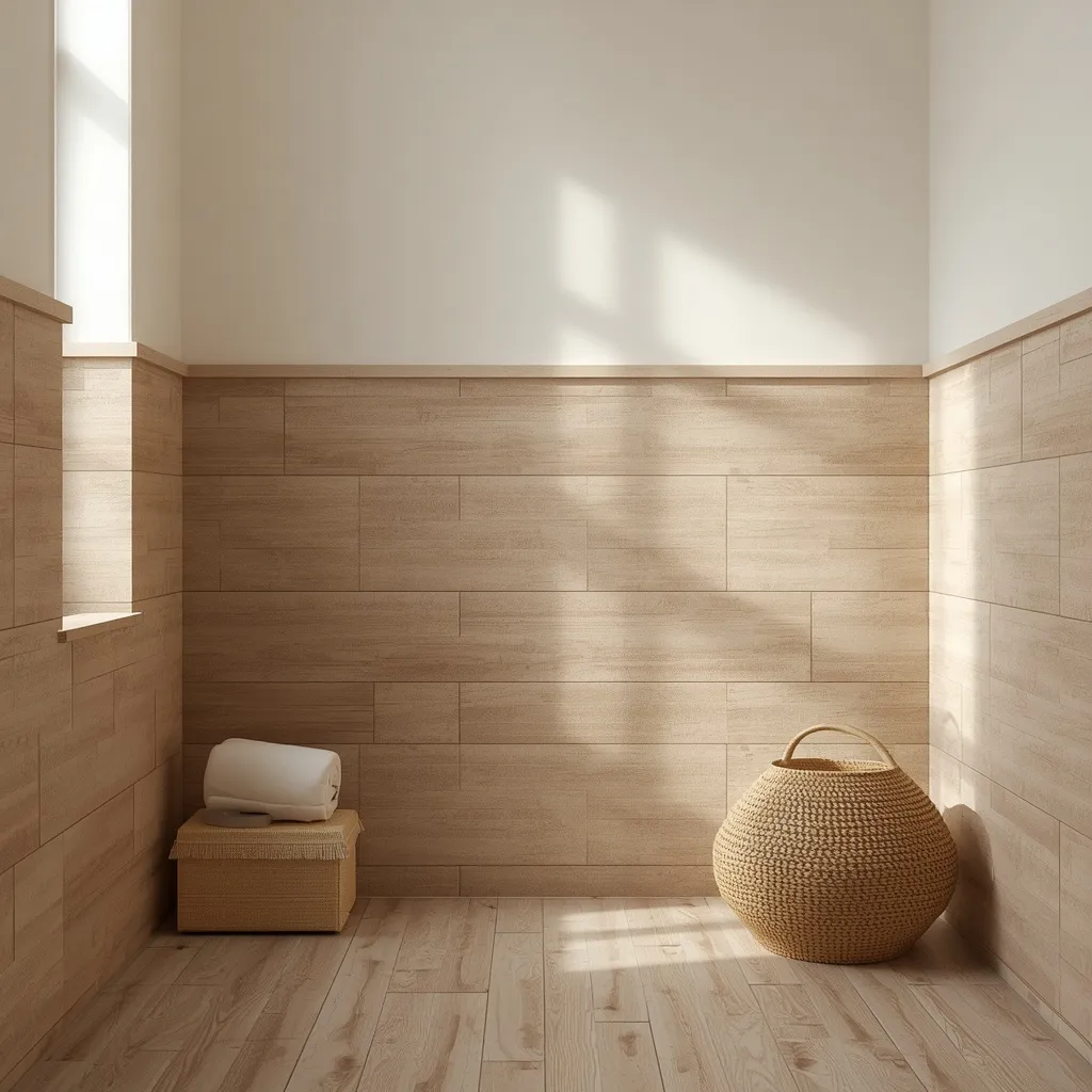 Beige small bathroom color scheme