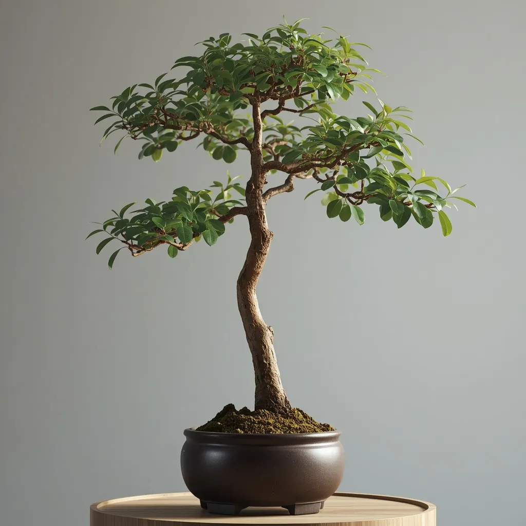 Jade trained as a standard tree