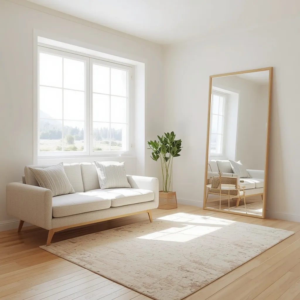 Small beachy living room