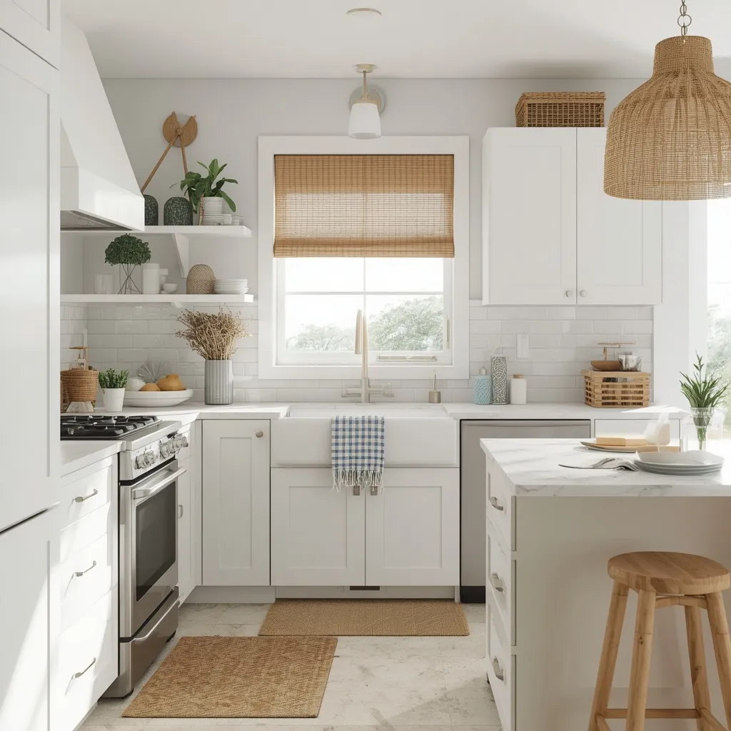 Coastal summer kitchen makeover