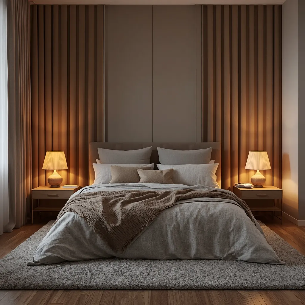 Cozy layered bedroom makeover