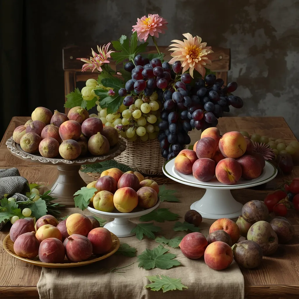 Late harvest fruit dining table