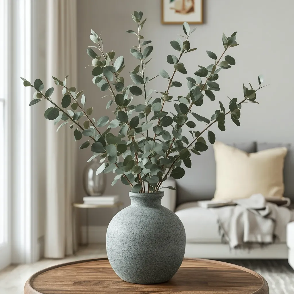 Faux stems vase filler