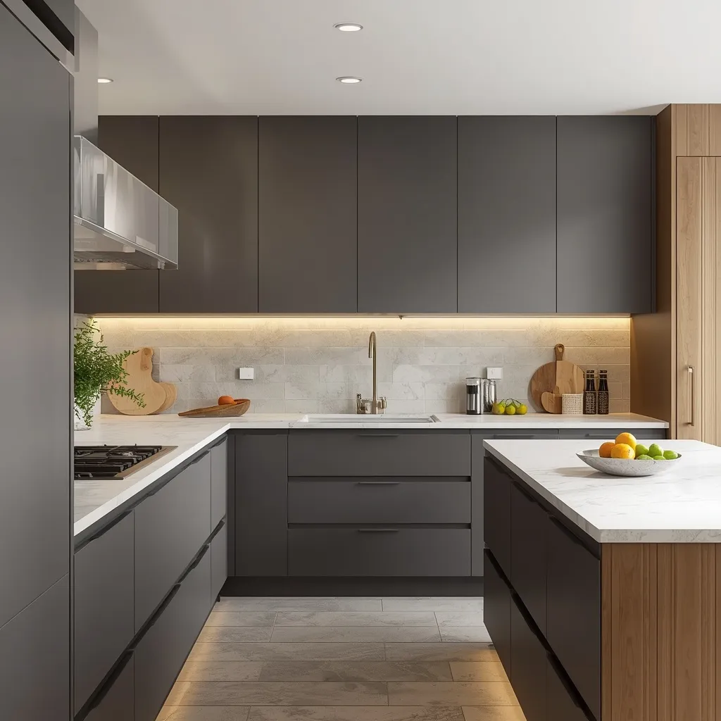 Modern summer kitchen makeover