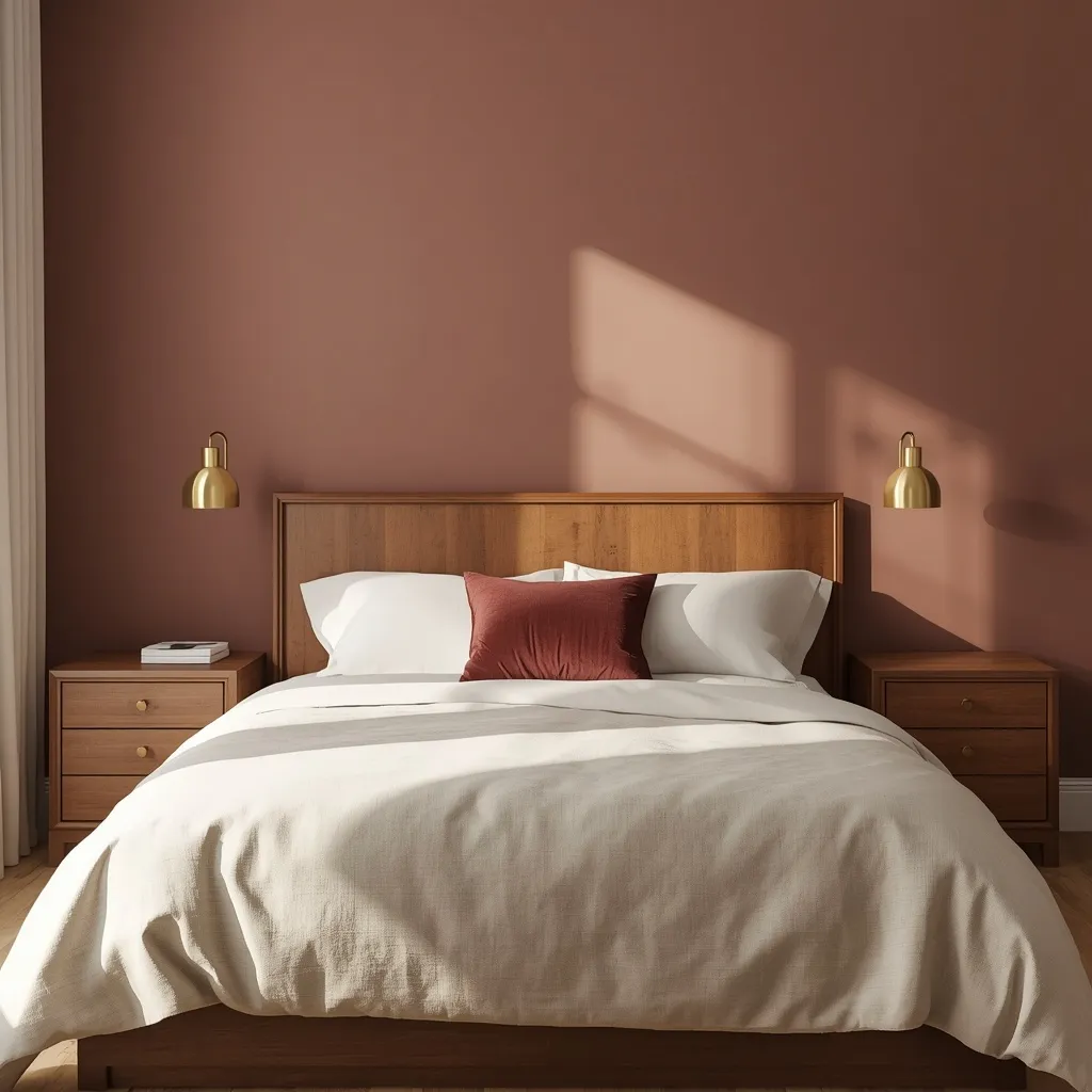 Dusty rose bedroom color scheme