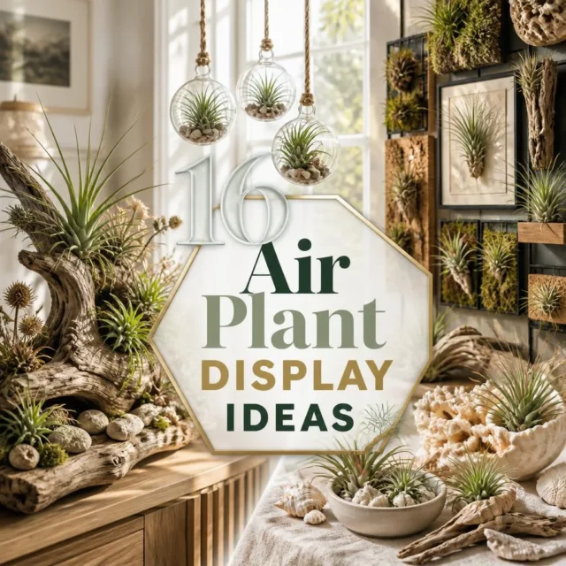 16 Creative Air Plant Display Ideas