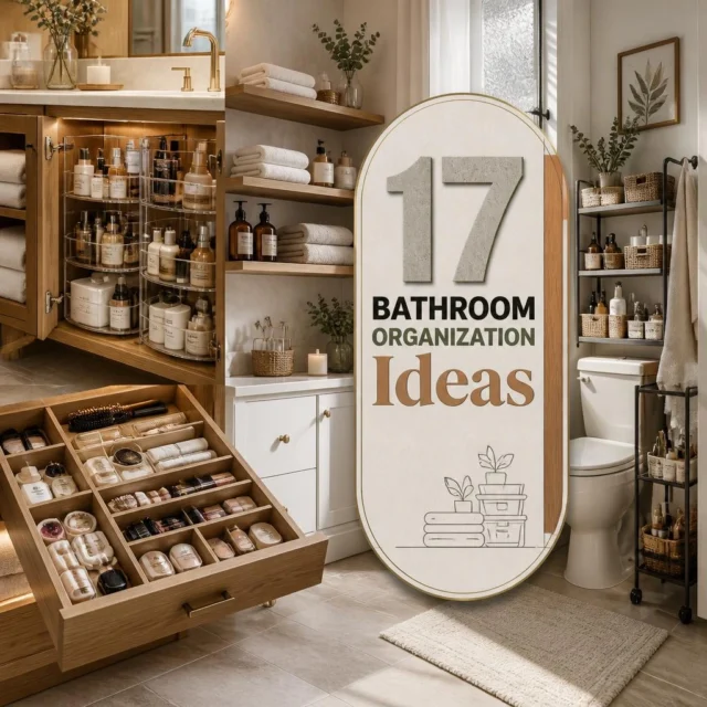 17 Bathroom Cabinet Organizing Ideas for a Clutter-Free Space