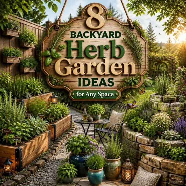8 Backyard Herb Garden Ideas for Any Space