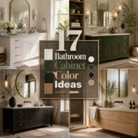 17 Trending Bathroom Cabinet Color Ideas