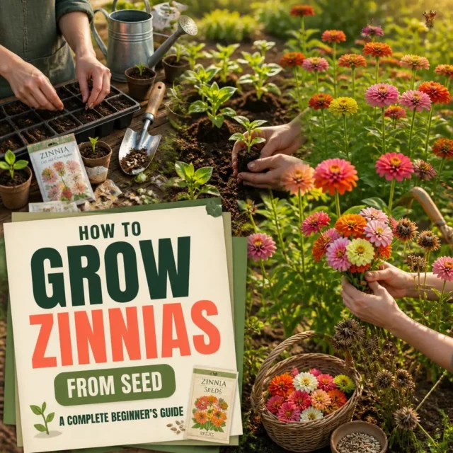 How to Grow Zinnias From Seed: A Complete Beginner’s Guide