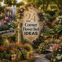 24 Corner Flower Bed Ideas in 2026