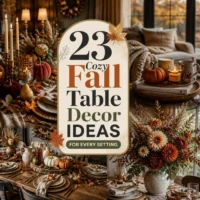 23 Cozy Fall Table Decor Ideas for Every Setting