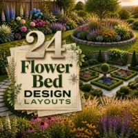 24 Flower Bed Design Layouts and Ideas