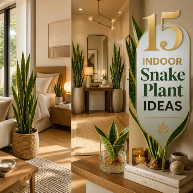 15 Indoor Snake Plant Ideas for Every Room
