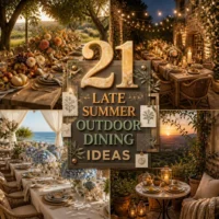 21 Late Summer Outdoor Dining Ideas to Try
