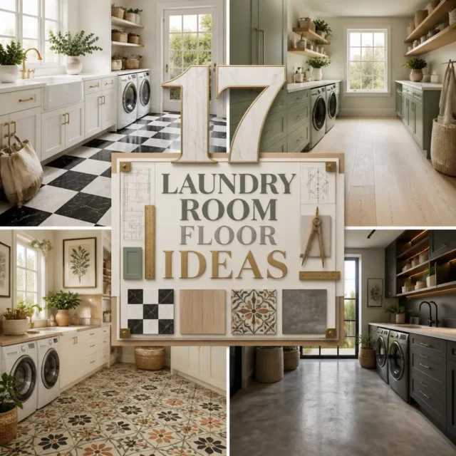 17 Laundry Room Floor Ideas for a Durable, Stylish Space