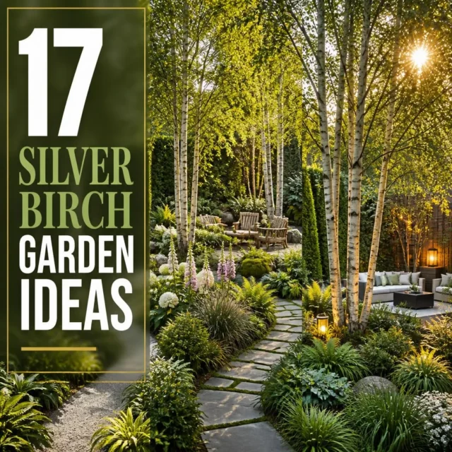 16 Birch Tree Garden Ideas for Year-Round Beauty