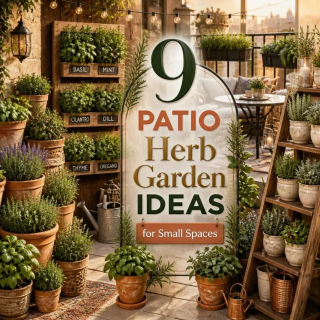 9 Patio Herb Garden Ideas for Small Spaces