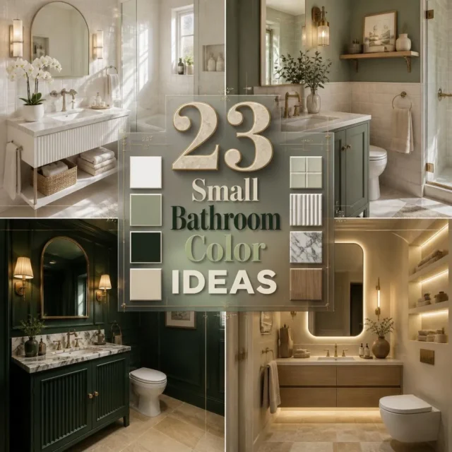 Small Bathroom Color Ideas to Copy